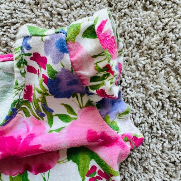 Girls Floral Tiered Everyday Dress short sleeve ruffle dress size 18-24 months - Picture 7 of 9